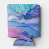 Freistehende Texturen, luxuriöse abstrakte Kunst. Dosenkühler (Rückseite)