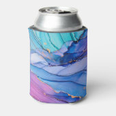 Freistehende Texturen, luxuriöse abstrakte Kunst. Dosenkühler (Kanne Rückseite)
