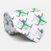 Freistil-Skifahrer Krawatte (Gerollt)