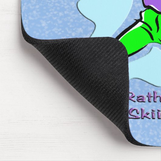 Freistil-Skifahrer Mousepad (Ecke)