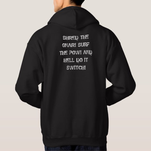 FREISTIL SKIIER! HOODIE (Rückseite)