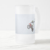 FreistilMotocross Mattglas Bierglas (VorderseiteRechts)