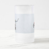 FreistilMotocross Mattglas Bierglas (Mittel)