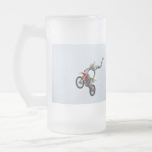 FreistilMotocross Mattglas Bierglas