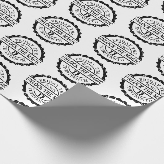Freitag, 13. geschenkpapier (Ecke)