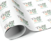 Freitag, 13. geschenkpapier (Rolleneckpunkt)