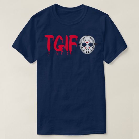Freitag, 13. GIF T-Shirt (Design vorne)