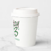 Freitag, 13. pappbecher (Links)