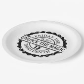 Freitag, 13. pappteller (Schrägansicht)