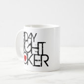 Freitag Abend Poker Kaffeetasse (Vorderseite Links)