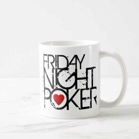 Freitag Abend Poker Kaffeetasse (Rechts)