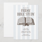 Freitag Bibelstudien Kirche Einladung (Vorne/Hinten)