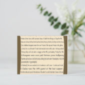 Freitag das 13. postkarte (Stehend Vorderseite)