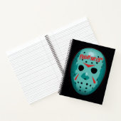 Freitag, den 13. | Blue Hockey Mask Graphic Notizblock (Innenseite)