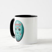 Freitag, den 13. | Blue Hockey Mask Graphic Tasse (Vorderseite Links)