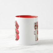 Freitag, den 13. | gestapelte 3D-Logos Tasse (Zentrum)