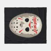 Freitag, den 13. | Hockey Mask Graphic Fleecedecke (Vorderseite (Horizontal))