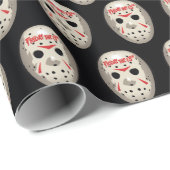 Freitag, den 13. | Hockey Mask Graphic Geschenkpapier (Rolleneckpunkt)