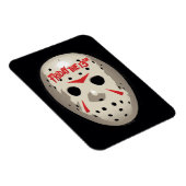 Freitag, den 13. | Hockey Mask Graphic Magnet (Rechte Seite)