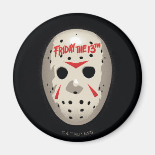 Freitag, den 13. Hockey Mask Graphic Magnet