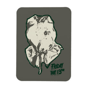 Freitag, den 13.   Jason Voorhees Burlap Sack Magnet