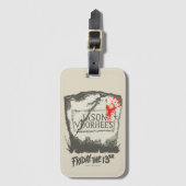 Freitag, den 13. | Jason Voorhees Headstone Gepäckanhänger (Vorderseite Vertikal)