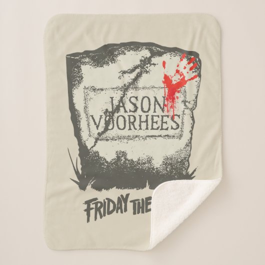Freitag, den 13. | Jason Voorhees Headstone Sherpadecke (Vorderseite)