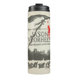 Freitag, den 13.   Jason Voorhees Headstone Thermosbecher