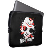 Freitag, den 13. | Paint Spritzer Hockey Mask Laptopschutzhülle (Vorne Rechts)