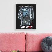 Freitag, den 13. | Silhouette Camp Theatrale Kunst Leinwanddruck (Insitu (Wohnzimmer))