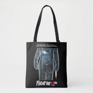 Freitag, den 13. Silhouette Camp Theatrale Kunst Tasche