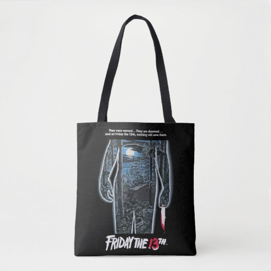 Freitag, den 13. | Silhouette Camp Theatrale Kunst Tasche (Vorderseite)