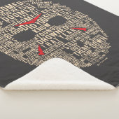 Freitag, den 13. | Typografie Hockeymaske Sherpadecke (3/4)