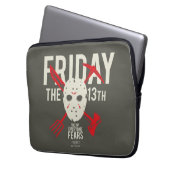 Freitag, den 13. | Waffenkammer Laptopschutzhülle (Vorderseite Links)