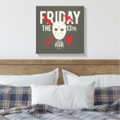 Freitag, den 13. | Waffenkammer Leinwanddruck (Insitu (Schlafzimmer))