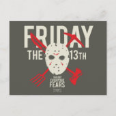 Freitag, den 13. | Waffenkammer Postkarte (Vorderseite)