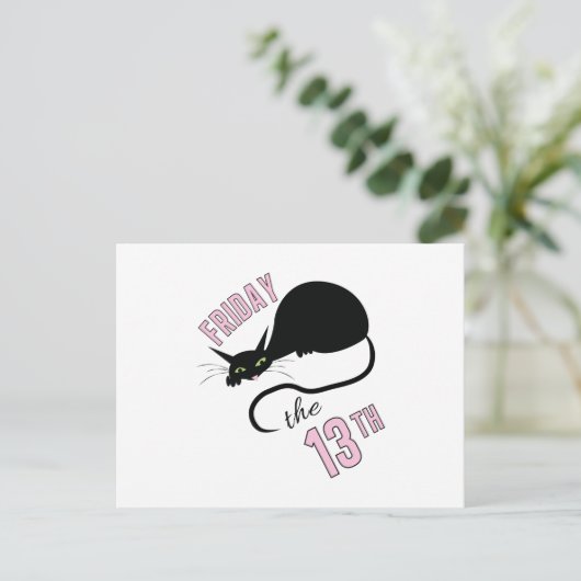 Freitag Der 13. Postkarte (Stehend Vorderseite)