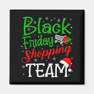 Freitag Einkaufsteam Weihnachten Schwarz Einkaufsf Magnet
