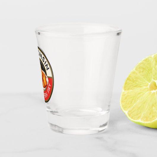 Freitag Fish Fry Guide Shotglas Schnapsglas (Rechts)