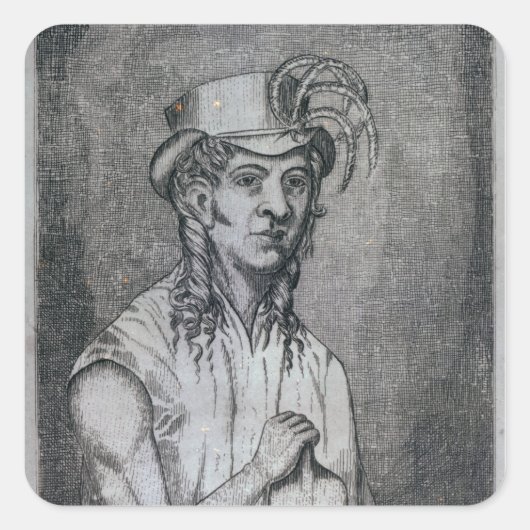 Freitag Fletcher Oktober Christlich Quadratischer Aufkleber (Vorderseite)