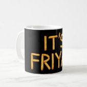 Freitag-Fritten Kaffeetasse (Vorderseite Links)