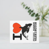 Freitag Hafen Orca Postkarte (Stehend Vorderseite)