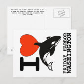Freitag Hafen Orca Postkarte (Vorne/Hinten)