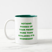 Freitag - Halbwochenende Blues - Tasse (Links)