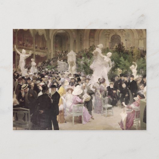 Freitag im französischen Künstlersalon, 1911 Postkarte (Vorderseite)