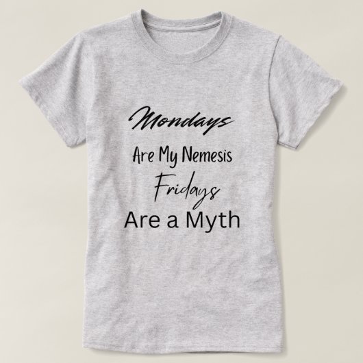 Freitag ist ein Mythos T-Shirt (Design vorne)