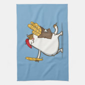 Freitag-Katze №3 Geschirrtuch (Vertikal)