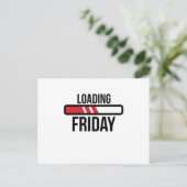 Freitag laden postkarte (Stehend Vorderseite)