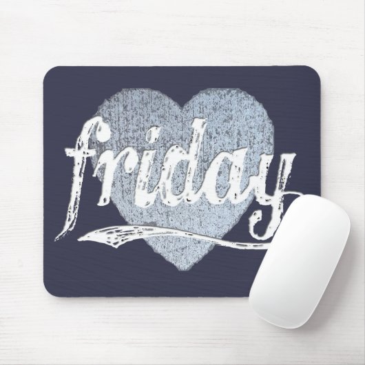 Freitag Liebe in Chalk Mousepad (Mit Mouse)