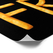 Freitag-Pommes Poster (Ecke)